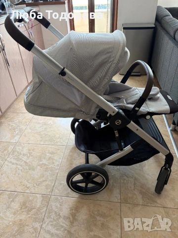 BALIOS S LUX бебешка количка 3 В 1 STONE GREY, снимка 4 - Детски колички - 55250070