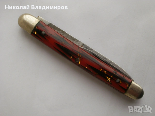 Българско джобно ножче П.Денев джобен нож, снимка 8 - Ножове - 54454817