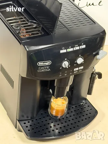 Кафемашина кафе автомат delonghi caffe cortina с гаранция, снимка 3 - Кафемашини - 55325353