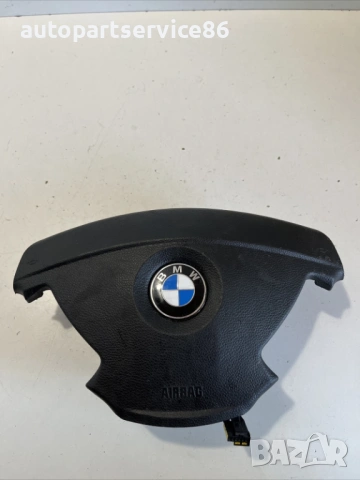 Оригинален airbag модул за 3-спицов волан на BMW E65 730D 2007 – OEM 336775050048.