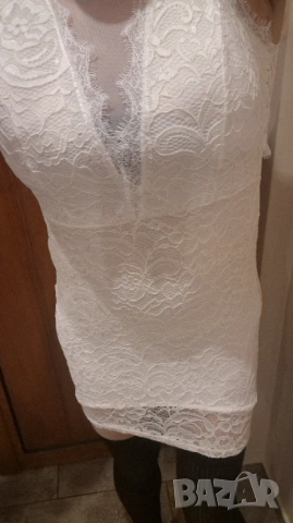 Дантелена рокля, снимка 5 - Рокли - 54210029