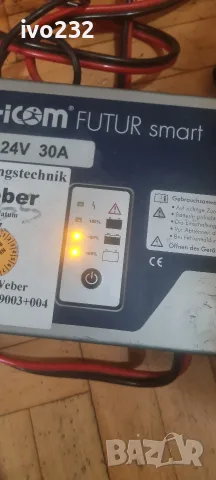 индустриално зарядно устройство Tricom Futur Smart с изходна мощност 24V 30A.