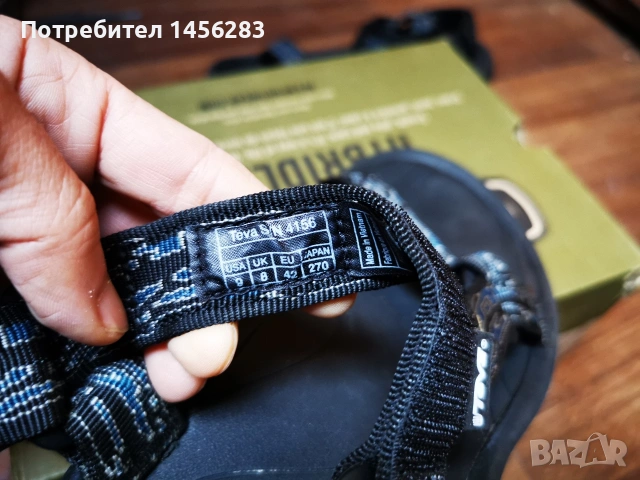 Спортни сандали Teva 42 н, снимка 4 - Мъжки сандали - 54637681