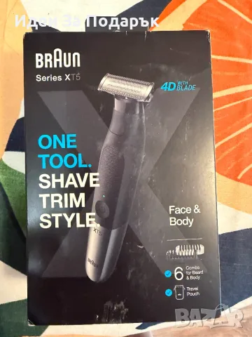 НОВ Хибриден тример за лице и тяло Braun Series XT5 