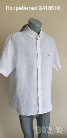 Tommy Hilfiger Linen Regular Fit Mens Size L НОВО! Лен ОРИГИНАЛ! Мъжка Ленена Риза!, снимка 7 - Ризи - 54382307