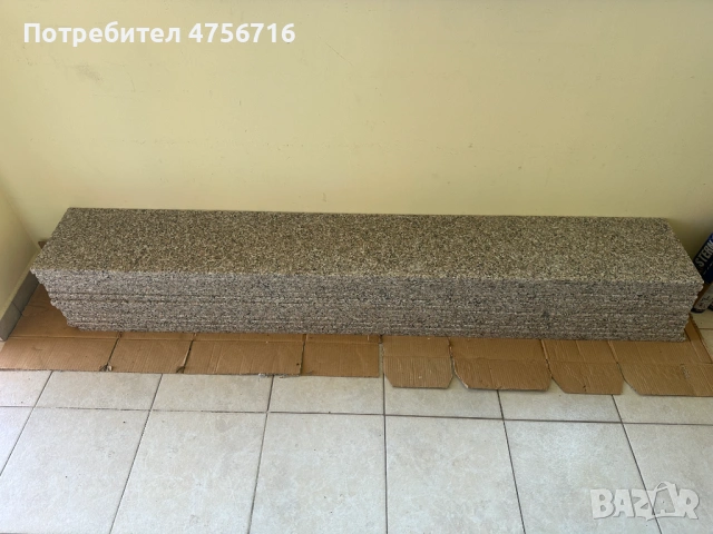 Гранит,полиран кант с фаска,с водоотливни канали, снимка 3 - Облицовки - 54798183