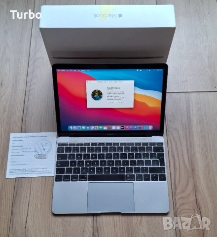 12' MacBook Retina Early 2015 Intel Core M(4x2.4GHz)/8GB RAM/256GB SSD/Бат.5ч.