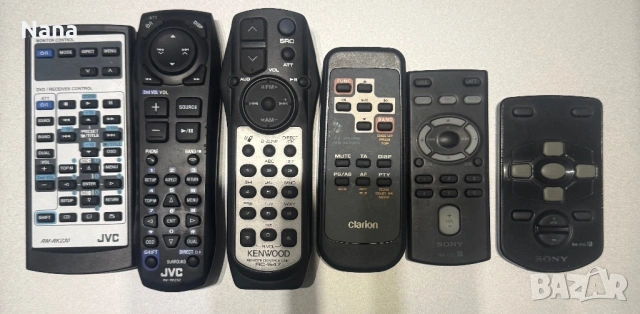 Дистанционни Кар аудио SONY, JVC, KENWOOD,,PANASONIC,CLARION 10€ за брой, снимка 5 - Аксесоари и консумативи - 54465559