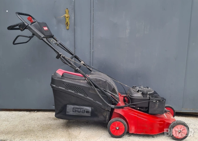 Самоходна бензинова косачка Gutbrod с двигател Briggs & Stratton 5 к.с., снимка 3 - Градинска техника - 54663456