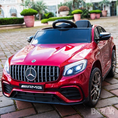 Акумулаторен джип Mercedes GLC63 COUPE 4X4 с меки гуми 12V