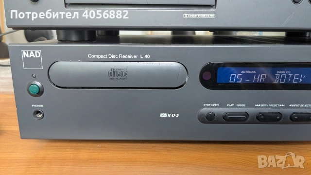 NAD 613 касетъчен дек и L40 ресивър със CD, снимка 5 - Ресийвъри, усилватели, смесителни пултове - 54946479