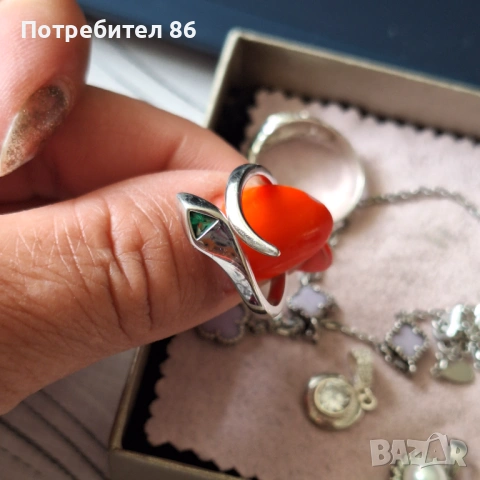 Нови сребърни пръстени , снимка 3 - Пръстени - 54604634