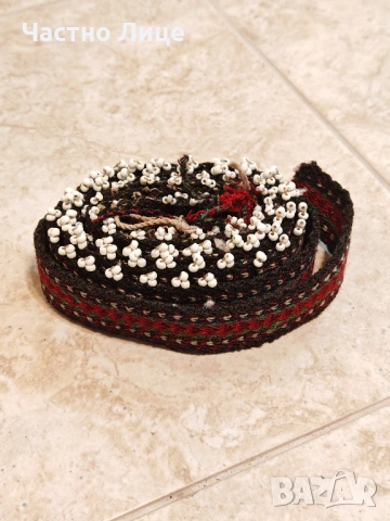 Оригинален Хърцойски Над Сто Годишен Дамски Колан от 1920те г.за Народна Носия, снимка 5 - Антикварни и старинни предмети - 54160641