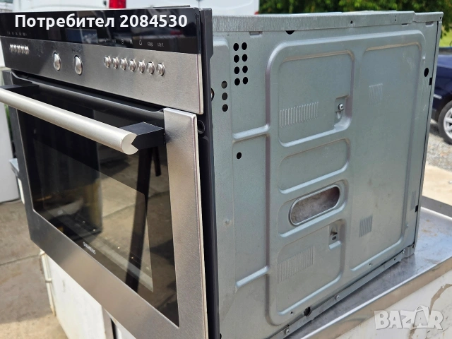 Фурна с вградена микровълнова(неръждаема стомана)-SIEMENS HB86P570B , снимка 5 - Печки, фурни - 54612304