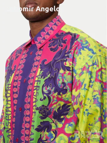Риза VERSACE, размер L, снимка 4 - Ризи - 55307802