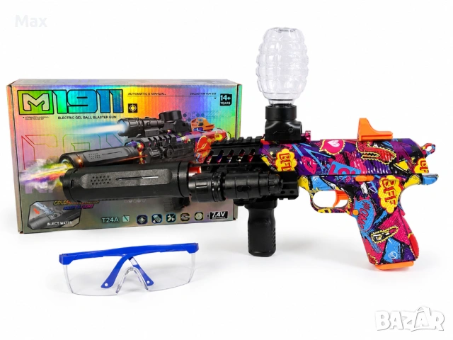 ЕЛЕКТРИЧЕСКИ GEL BLASTER / Пушки и Пистолети с гел топчета, снимка 2 - Електрически играчки - 54780112