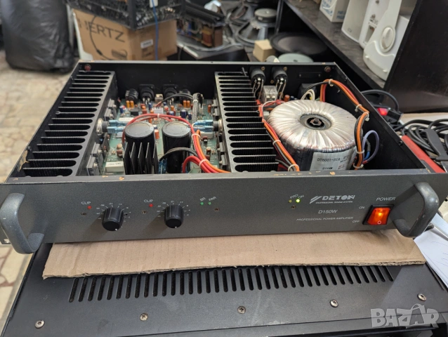 Усилвател Deton 2X150 W без капак