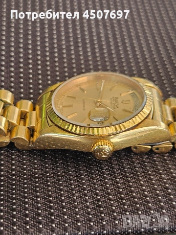 Мъжки часовник Bulova Day Date Automatic 36 мм, 1980г., снимка 5 - Мъжки - 55075658