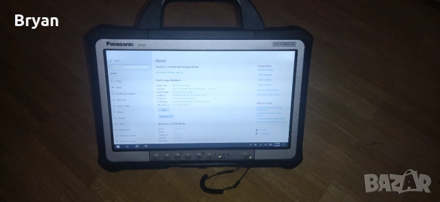 Panasonic CF-D1 rugged tablet ram upgradeable, снимка 2 - Таблети - 54915255