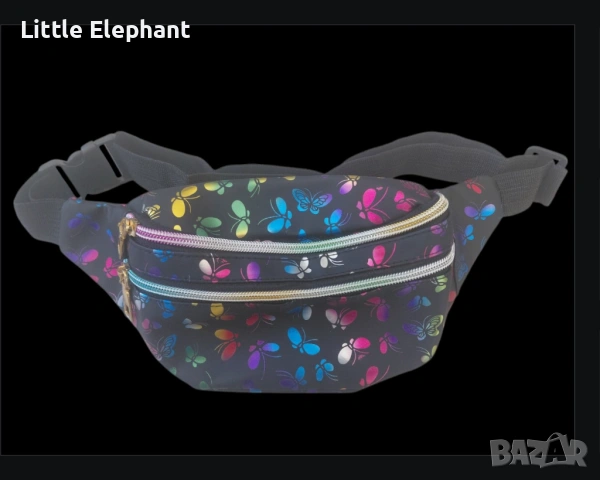 ​✨ Уникална Чанта за Кръст „Дъга от Пеперуди“ ✨/нова