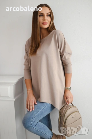 Дамска блуза oversize, 12цвята , снимка 8 - Блузи с дълъг ръкав и пуловери - 47813619