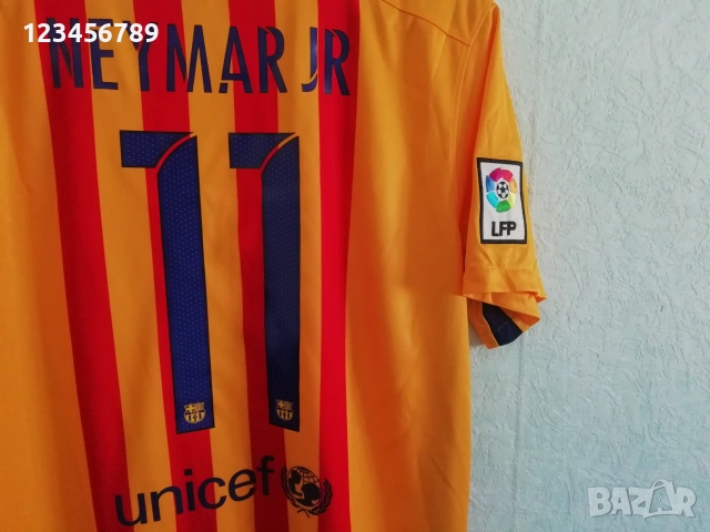 Barcelona Neymar Jr Nike нова оригинална тениска фланелка Барселона Неймар екип , снимка 6 - Тениски - 50622089