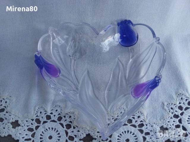 * Walther Glass * - кристална бонбониера
