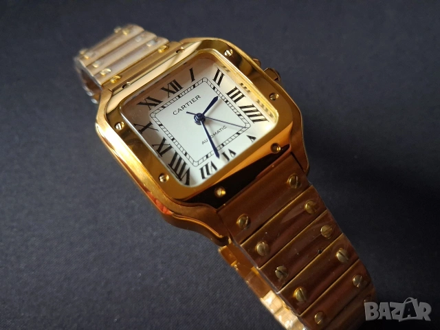 Cartier Santos Дамски - 32mm, снимка 4 - Дамски - 54930679