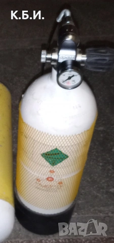 Продавам немска метална бутилка 5L - 300 BAR - атмосфери работно налягане , снимка 8 - Въздушно оръжие - 54898132