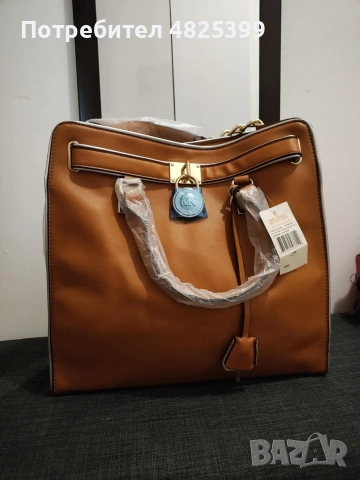 Чисто нова кожена чанта от Michael Kors в уникален цвят, снимка 7 - Чанти - 54726388