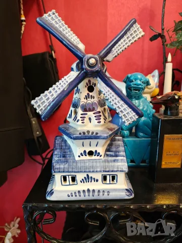 Delft нощна лампа мелница