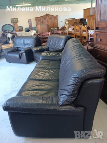 Холна гарнитура - диван тройка и два фотьойла , снимка 5 - Дивани и мека мебел - 54177292
