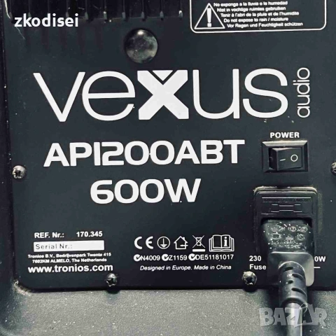 Bluetooth тонколона VEXUS AP1200A, снимка 4 - Bluetooth тонколони - 55275581