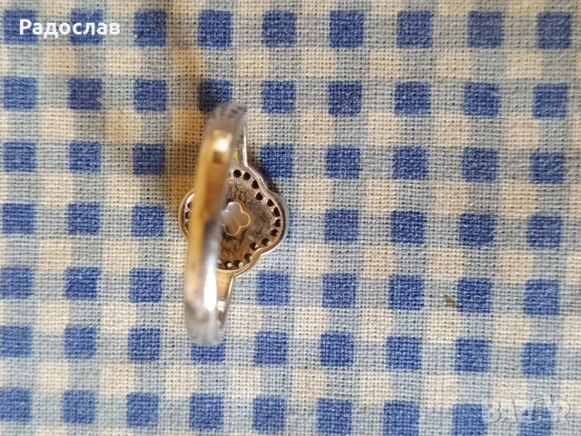 дамски сребърен пръстен , снимка 4 - Пръстени - 55026676