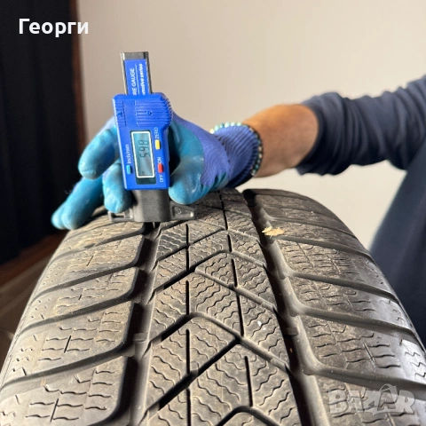 Комплект 4броя Pirelli Sottozero 3 245/45 R18 100V DOT3622| Джанти 8Jx18H2-N ET43 A2134013700| Гуми , снимка 5 - Гуми и джанти - 54862244