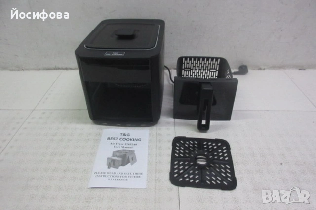 Air Fryer 2в1 4.3L + грил – 1500W, снимка 7 - Фритюрници - 54568357