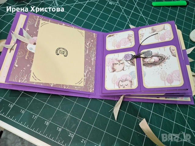 Ръчно изработен албум за момиченце, снимка 6 - Други - 55162336
