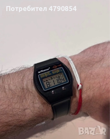 Ретро дигитален часовник Piratron P-128A, снимка 4 - Колекции - 54130507