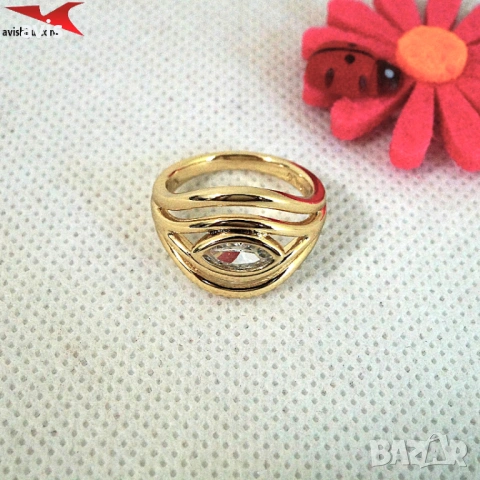 Пръстен с 14К златно покритие 224870