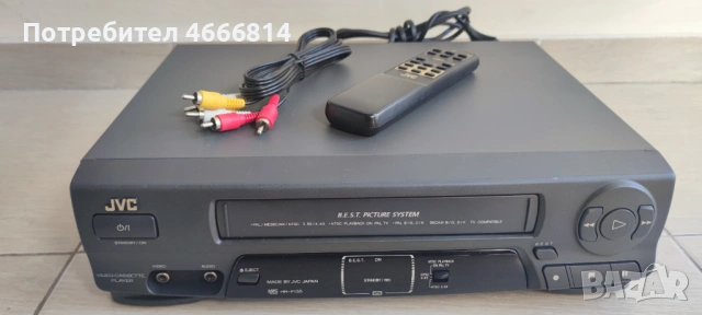 Видео JVC VHS, снимка 2 - Плейъри, домашно кино, прожектори - 54275031