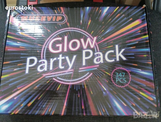Парти комплект неонови пръчки MULEVIP Glow Party, 347 части, фосфоресциращи пръчки с конектори , снимка 7 - Декорация за дома - 54493021