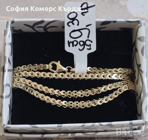 ⚠️ПРОМОЦИЯ!!!⚠️ 📿 ЗЛАТЕН СИНДЖИР ⚖️ 9,30 гр./14 карата 🤚 56см. 💵 ЦЕНА В ЕВРО: 809 €