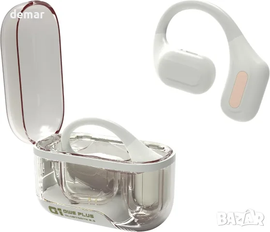 Безжични Bluetooth слушалки с отворени уши, с микрофони и кукички, iPhone и Android