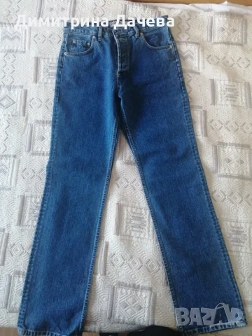 Мъжки дънки с дълбоко дъно