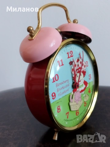 Стар анимиран будилник, настолен часовник, снимка 6 - Антикварни и старинни предмети - 54099730