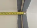 2 бр. офис врати от темперирано матирано стъкло с метална каса 88×204, снимка 7