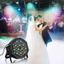 U`King 4PCS RGB Par LED батерии с чанта, безжична 36 LED сценична лампа с дистанционно управление, снимка 5