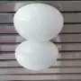 Лампи, плафони, стъклени бели, снимка 2