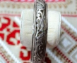 Стара сребърна гривна, снимка 7