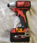 Milwaukee M18 комплект – ударен гайковерт + ударен винтоверт + 2 батерии 4Ah + зарядно + куфар, снимка 12